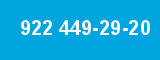 922 449-29-20 922 449-29-20